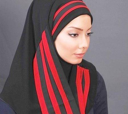 عکس دختر با مقنعه فانتزی