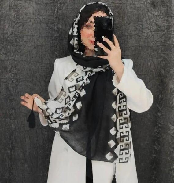 عکس شال حریر مجلسی