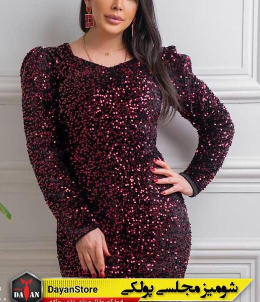 عکس شومیز پولکی