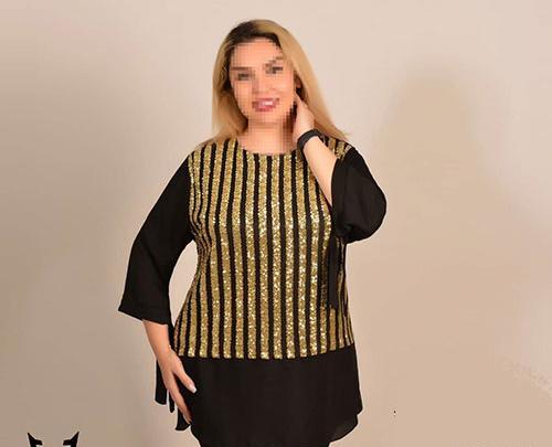 عکس شومیز پولکی
