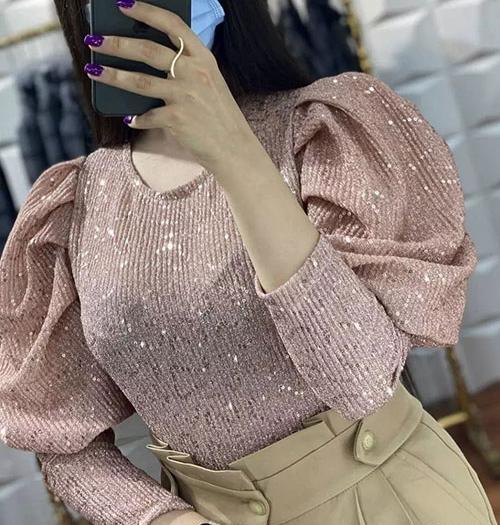 عکس شومیز پولکی