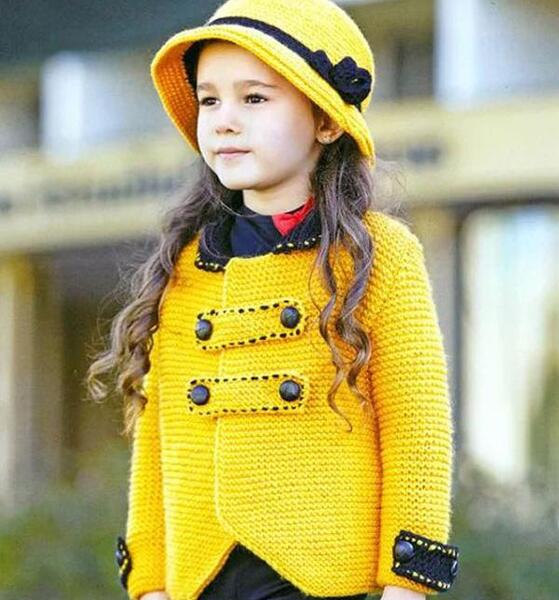 عکس ژاکت کاموایی دخترانه