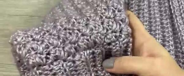 عکس آموزش پلیور زنانه قلاب بافی