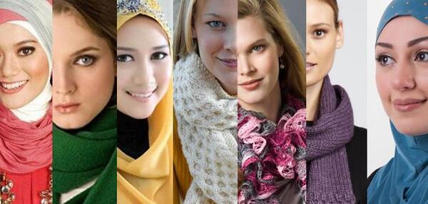 عکس روسری پروانه ای