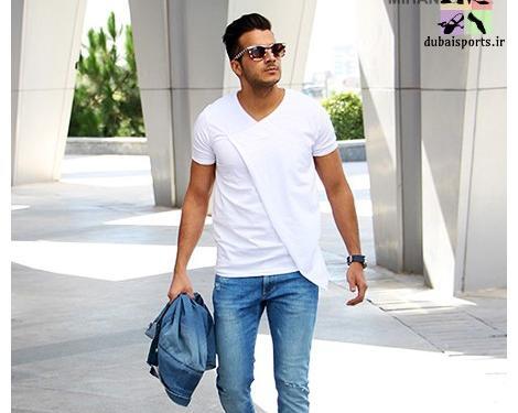 عکس تیشرت سفید مردانه