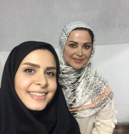 عکس مجری نجمه جودکی و همسرش