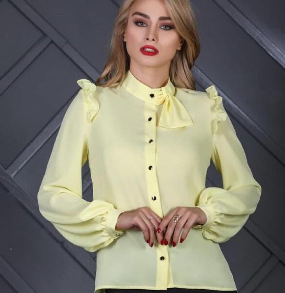 عکس شومیز لیمویی