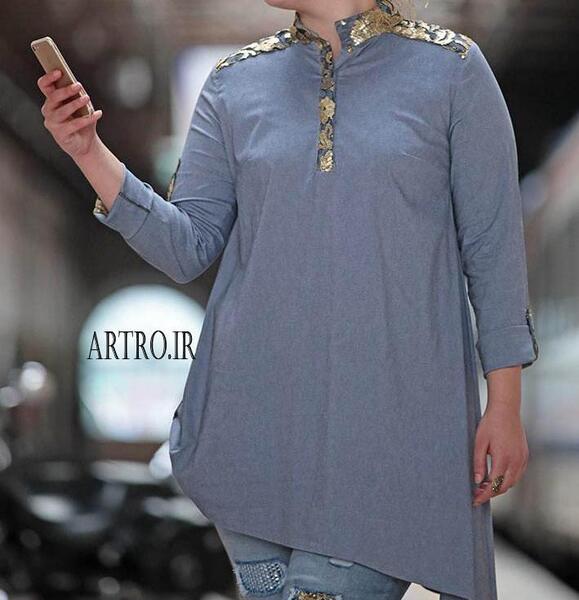 عکس تونیک زنانه سایز بزرگ