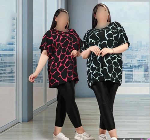 عکس تونیک زنانه سایز بزرگ