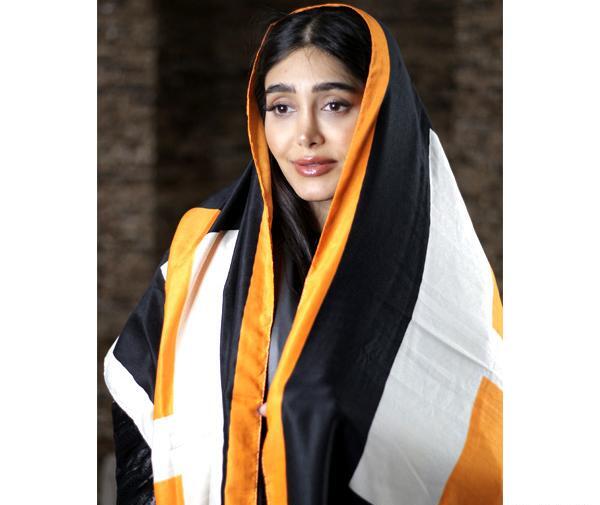 عکس روسری نارنجی