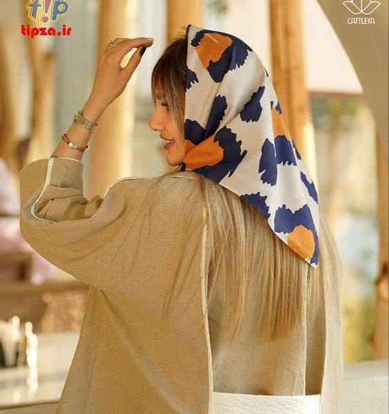 عکس روسری نارنجی