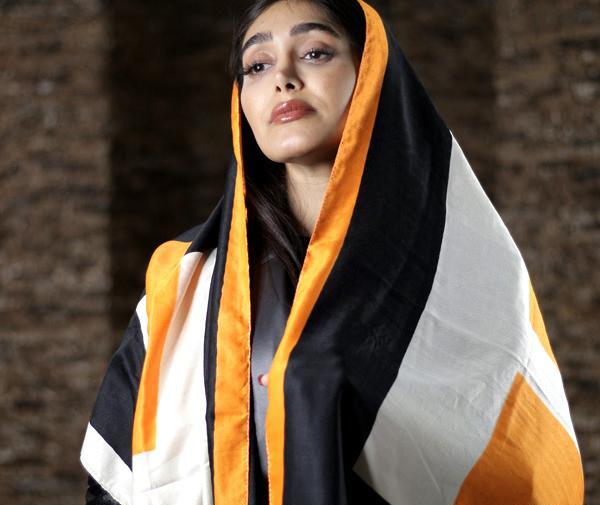 عکس روسری نارنجی