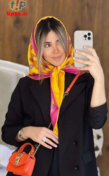 عکس روسری نارنجی
