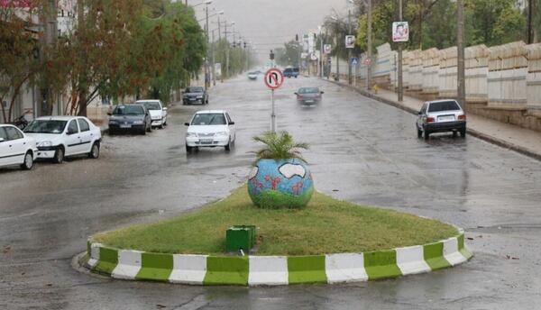 عکس باران لارستان
