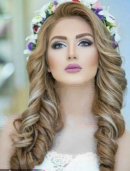 عکس مدل مو عروس باز