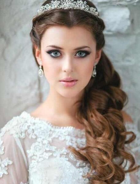 عکس مدل مو عروس باز