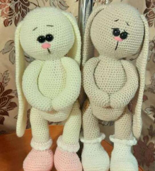عکس بافت عروسک خرگوش