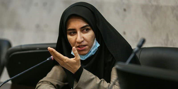 عکس سارا فلاحی نماینده ایلام