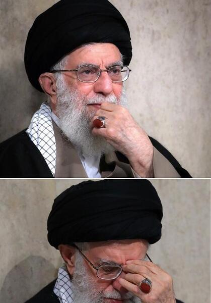 عکس انگشتر رهبر