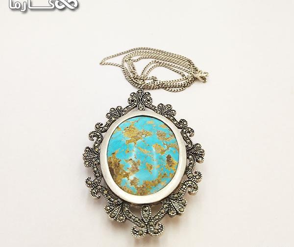 عکس گردنبند فیروزه