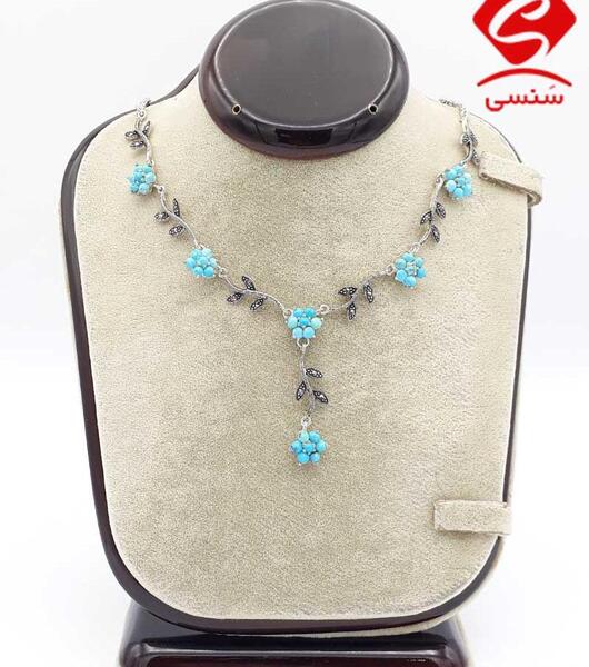 عکس گردنبند فیروزه