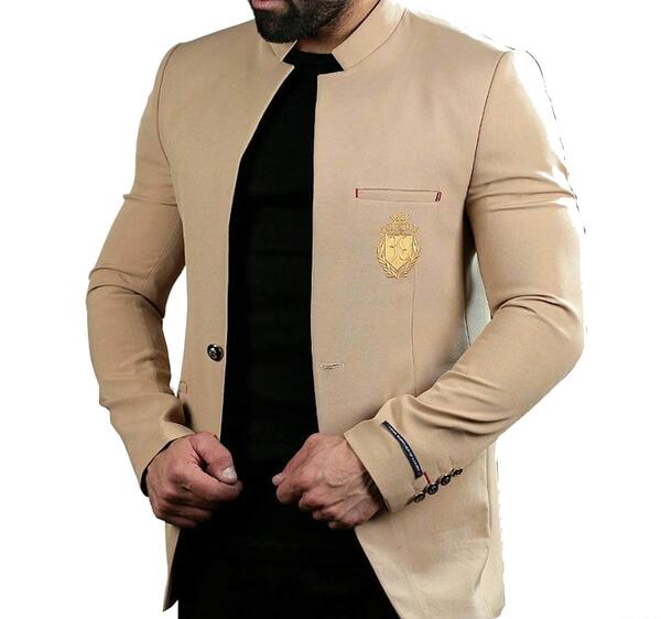 عکس کت شلوار یقه ایستاده