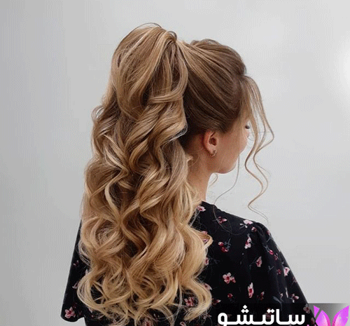 عکس مدل مو فر دخترانه مجلسی