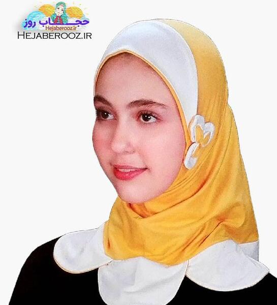 عکس مقنعه پفی