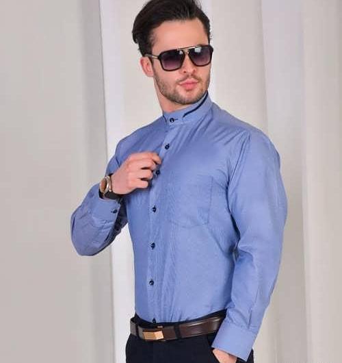 عکس پیراهن یقه دیپلمات
