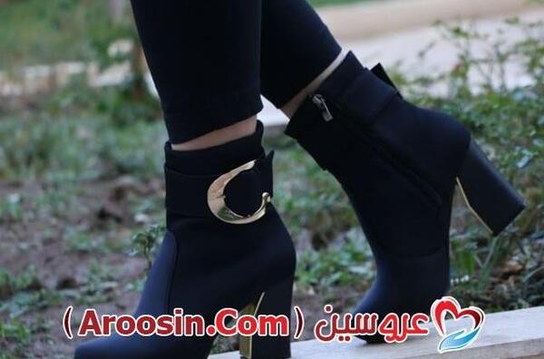 عکس نیم بوت دخترانه شیک مشکی