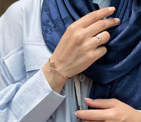 عکس انگشتر و دستبند طلا