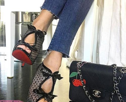 عکس کفش اسپرت پاشنه بلند
