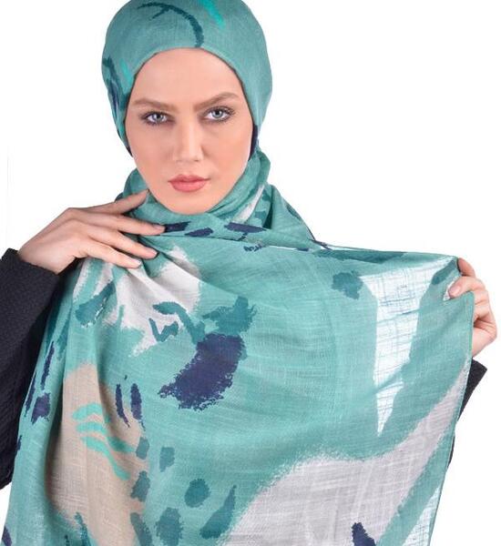 عکس شال فیروزه ای