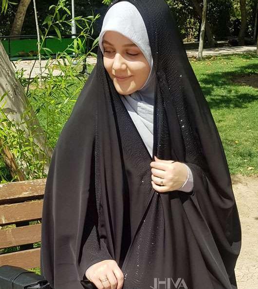 عکس چادر لبنانی نگین دار