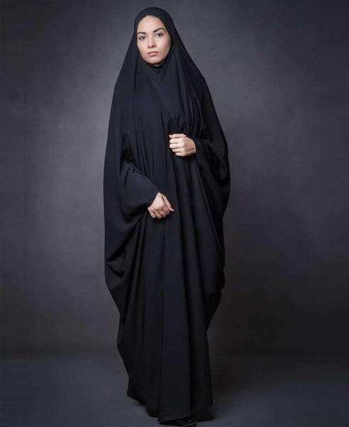 عکس چادر لبنانی نگین دار