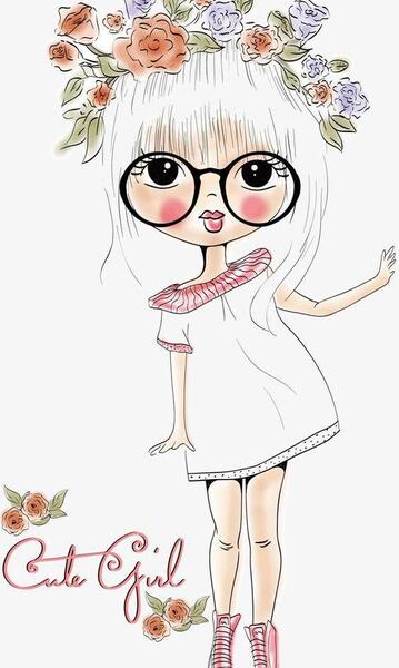عکس دختر کارتونی شیک برای پروفایل