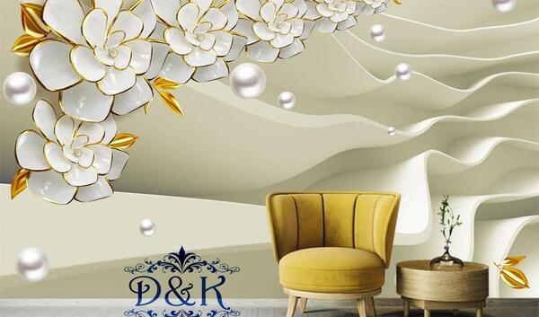 عکس کاغذ دیواری سه بعدی برای پشت تلویزیون