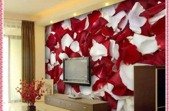 عکس کاغذ دیواری سه بعدی برای پشت تلویزیون