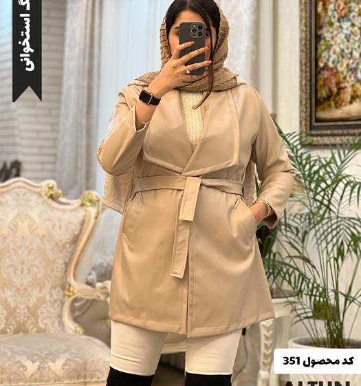 عکس پالتو چرم کوتاه