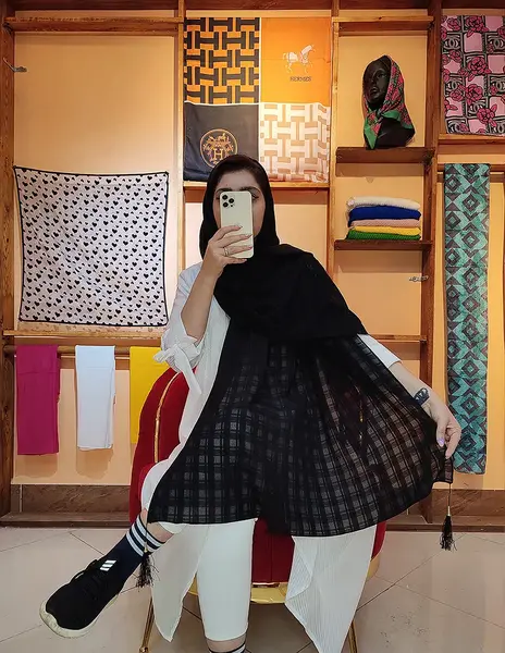 عکس شال چهارخونه