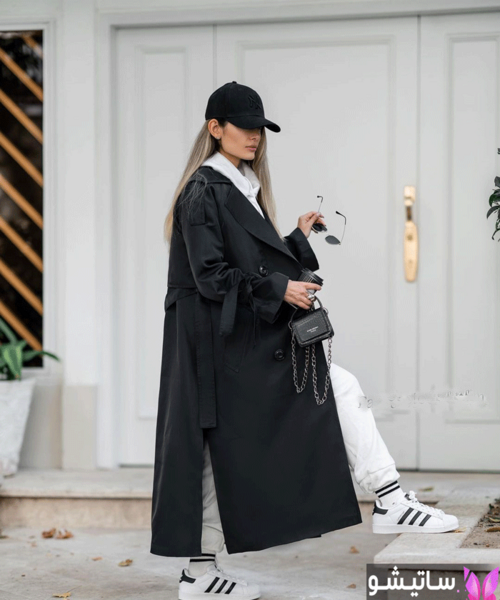 عکس بارانی مشکی