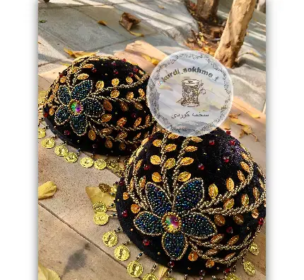 عکس کمربند روی لباس کردی