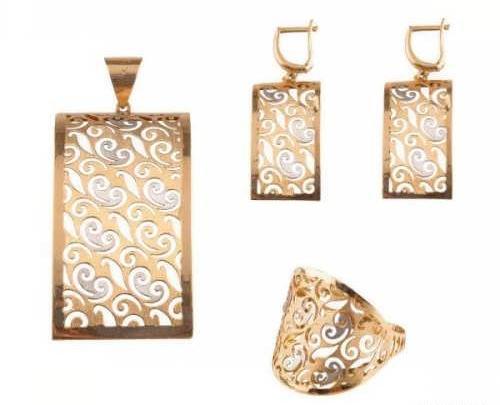 عکس نیم ست های شیک طلا
