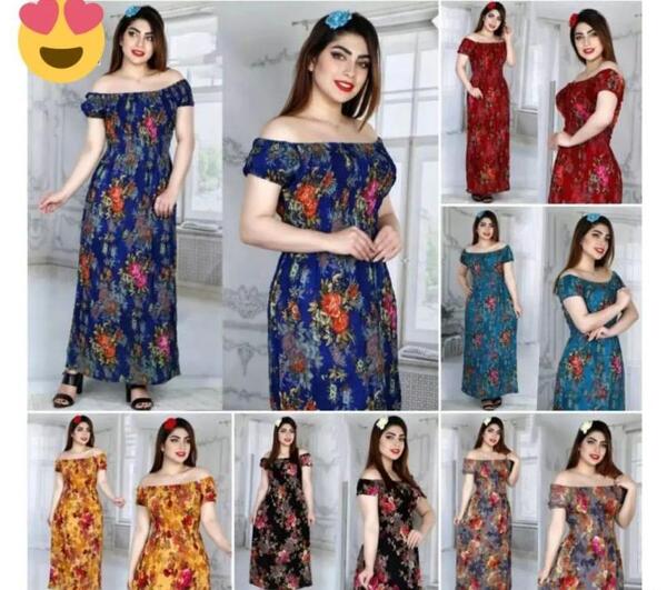 عکس پیراهن یقه قایقی