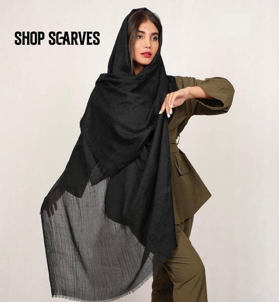 عکس شال نخی ساده