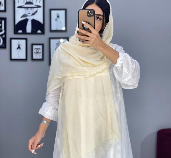 عکس شال نخی ساده