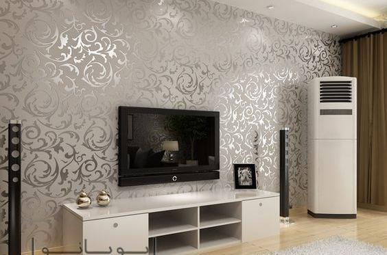 عکس کاغذ دیواری پشت تلویزیون