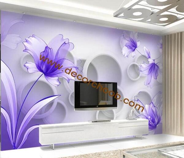 عکس کاغذ دیواری پشت تلویزیون