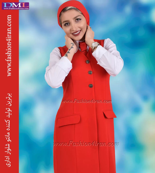 عکس مدل سارافون قرمز