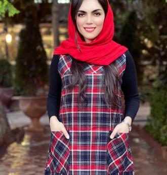 عکس مدل سارافون قرمز